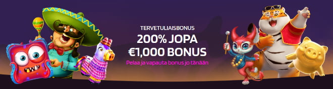 Lunasta HappySlots com bonus heti ensitalletuksella.