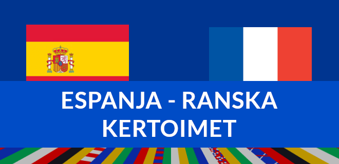 Espanja Ranska kertoimet EM-välierään.