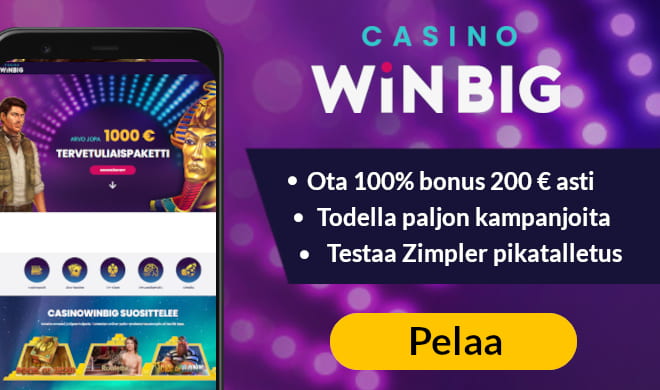 Lue Casino Win Big kokemuksia ja ota tervetulobonus.