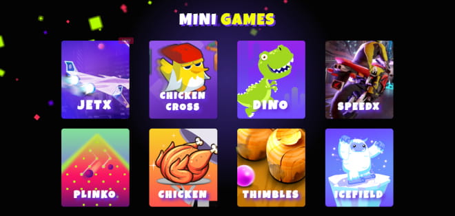 CosmobetCasino pelit sisällään myös hauskat Mini Games -pelit.