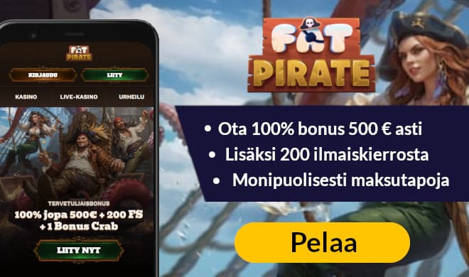 Lue Fat Pirate arvostelu ja lunasta tervetulobonus.