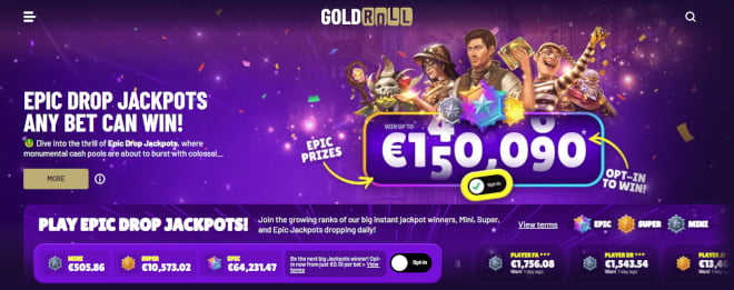 Hanki Goldroll Casino kokemuksia käteisetujen kera.