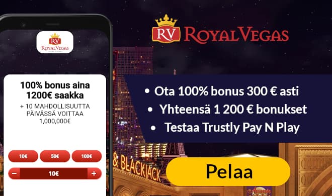 Lue Royal Vegas arvostelu ja lunasta uuden pelaajan bonukset.