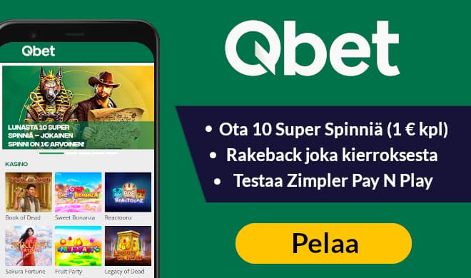 Lue Qbet Casino arvostelu ja lunasta uuden pelaajan bonus.