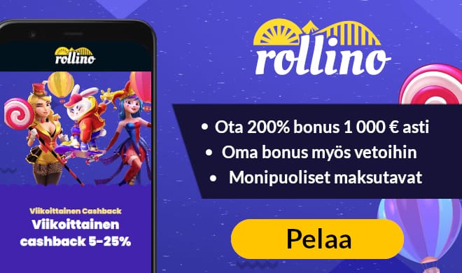 Lue Rollino Casino kokemuksia ja ota iso bonus.