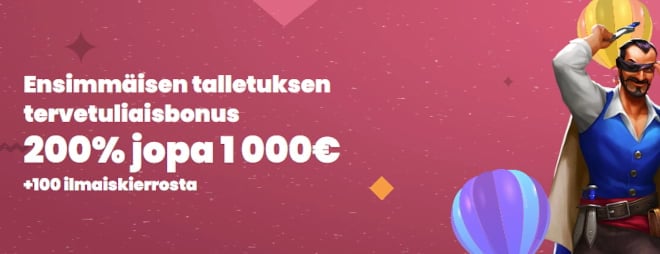 Lunasta RollinoCasino bonus heti ensitalletuksella.