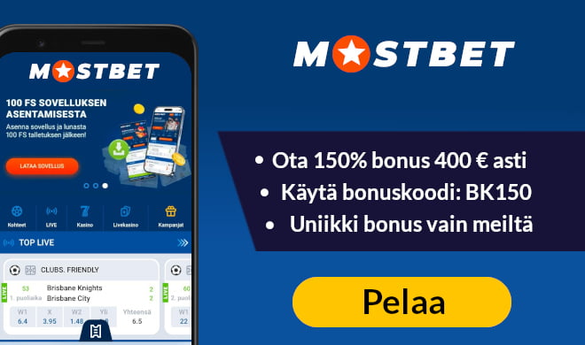 Lue Mostbet Casino arvostelu ja ota uniikki bonus.